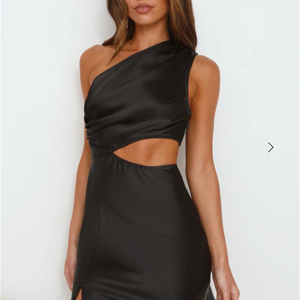 Dreamcatcher Satin One Shoulder Mini Dress